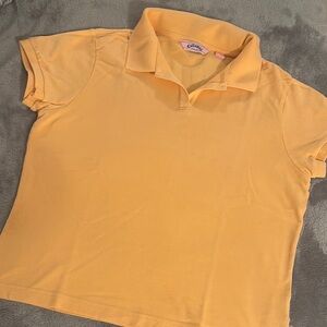 Callaway Golf Orange Fitted Polo Shirt Short Sleeve